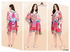Kaftan Silk Poncho Vol 5 By Jisha Poly Feather Silk Kurtis Wholesalers In Surat
